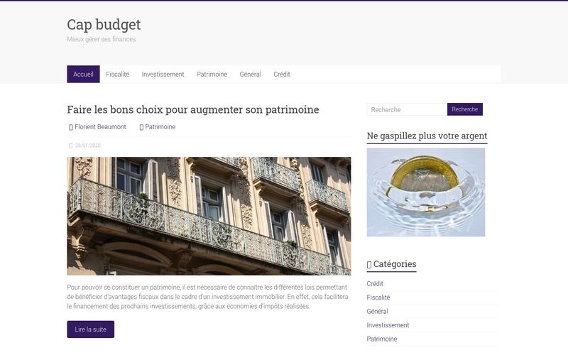 Cap budget - Mieux gérer ses finances